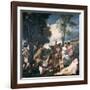 Bacchanal-Titian (Tiziano Vecelli)-Framed Art Print