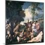 Bacchanal-Titian (Tiziano Vecelli)-Mounted Art Print