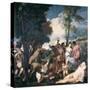 Bacchanal-Titian (Tiziano Vecelli)-Stretched Canvas