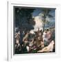 Bacchanal-Titian (Tiziano Vecelli)-Framed Art Print