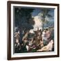 Bacchanal-Titian (Tiziano Vecelli)-Framed Art Print