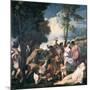 Bacchanal-Titian (Tiziano Vecelli)-Mounted Art Print
