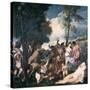 Bacchanal-Titian (Tiziano Vecelli)-Stretched Canvas