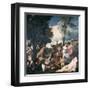 Bacchanal-Titian (Tiziano Vecelli)-Framed Art Print