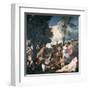 Bacchanal-Titian (Tiziano Vecelli)-Framed Art Print