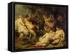 Bacchanal-Peter Paul Rubens-Framed Stretched Canvas