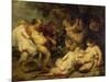 Bacchanal-Peter Paul Rubens-Mounted Giclee Print