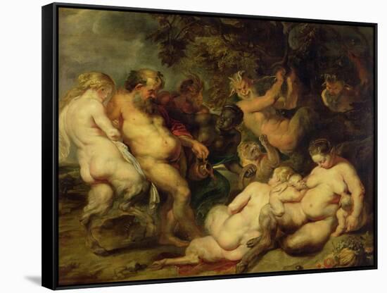 Bacchanal-Peter Paul Rubens-Framed Stretched Canvas