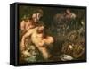 Bacchanal-Peter Paul Rubens-Framed Stretched Canvas