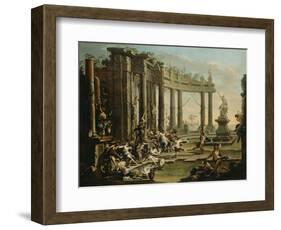 Bacchanale, c.1720-30-Alessandro Magnasco-Framed Giclee Print