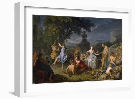 Bacchanalia, 1719-Michel-ange Houasse-Framed Giclee Print