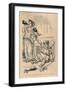 'Bacchanalian Group, from a very old Vase', 1852-John Leech-Framed Giclee Print