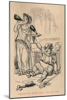 'Bacchanalian Group, from a very old Vase', 1852-John Leech-Mounted Giclee Print