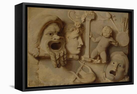 Bacchanalian Relief-Peter Fendi-Framed Stretched Canvas