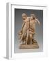 Bacchante and Satyr with Young Satyr, terracotta-Claude Michel Clodion-Framed Giclee Print
