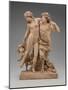 Bacchante and Satyr with Young Satyr, terracotta-Claude Michel Clodion-Mounted Giclee Print