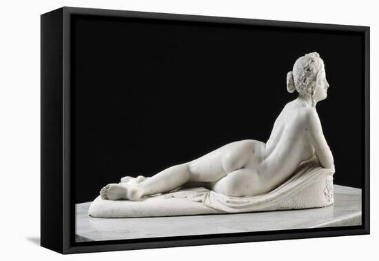 Bacchante au repos dite aussi Dircé-Lorenzo Bartolini-Framed Stretched Canvas