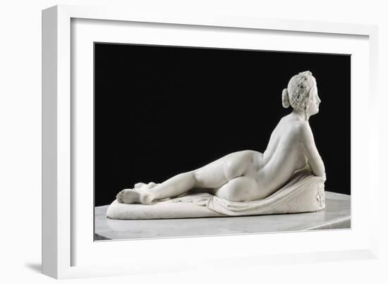 Bacchante au repos dite aussi Dircé-Lorenzo Bartolini-Framed Giclee Print