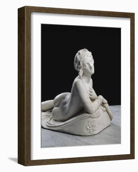 Bacchante au repos dite aussi Dircé-Lorenzo Bartolini-Framed Giclee Print