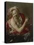 Bacchante with an Ape, 1627-Hendrick Ter Brugghen-Stretched Canvas