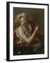 Bacchante with an Ape, 1627-Hendrick Ter Brugghen-Framed Giclee Print