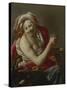 Bacchante with an Ape, 1627-Hendrick Ter Brugghen-Stretched Canvas