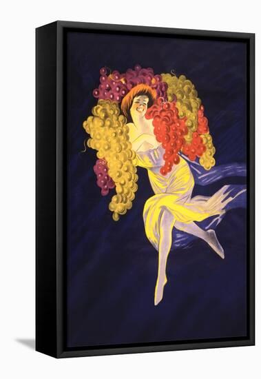 Bacchante with Grapes-null-Framed Stretched Canvas