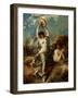 Bacchante with tambourine 1970-49.-William Etty-Framed Giclee Print