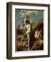 Bacchante with tambourine 1970-49.-William Etty-Framed Giclee Print