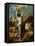 Bacchante with tambourine 1970-49.-William Etty-Framed Stretched Canvas