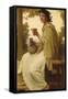 Bacchante-William Adolphe Bouguereau-Framed Stretched Canvas