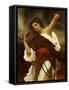 Bacchante-Frederick Leighton-Framed Stretched Canvas