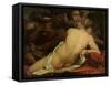 Bacchante-Annibale Carracci-Framed Stretched Canvas