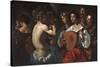 Bacchic Concert, C.1625-30 (Oil on Canvas)-Pietro Paolini-Stretched Canvas