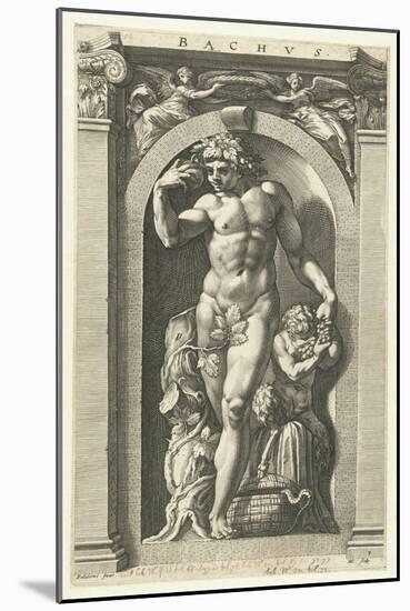 Bacchus, 1592-Hendrik Goltzius-Mounted Giclee Print