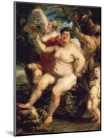 Bacchus, 1638-1640-Peter Paul Rubens-Mounted Giclee Print