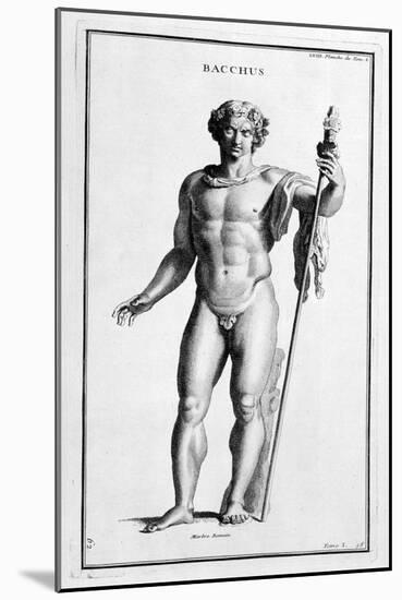 Bacchus, after a Roman Statue, 1757-Bernard De Montfaucon-Mounted Giclee Print