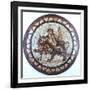 Bacchus, Ancient Roman God of Wine, Riding on a Tiger, Roman Mosaic, 1st or 2nd Century-null-Framed Giclee Print