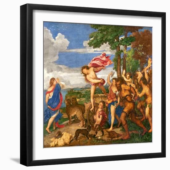 Bacchus and Ariadne, 1520-23-Titian (Tiziano Vecelli)-Framed Giclee Print