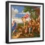 Bacchus and Ariadne, 1520-23-Titian (Tiziano Vecelli)-Framed Giclee Print