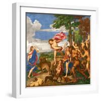 Bacchus and Ariadne, 1520-23-Titian (Tiziano Vecelli)-Framed Giclee Print