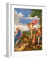 Bacchus and Ariadne, 1520-23-Titian (Tiziano Vecelli)-Framed Giclee Print