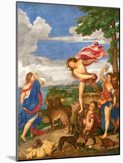 Bacchus and Ariadne, 1520-23-Titian (Tiziano Vecelli)-Mounted Giclee Print