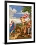 Bacchus and Ariadne, 1520-23-Titian (Tiziano Vecelli)-Framed Giclee Print