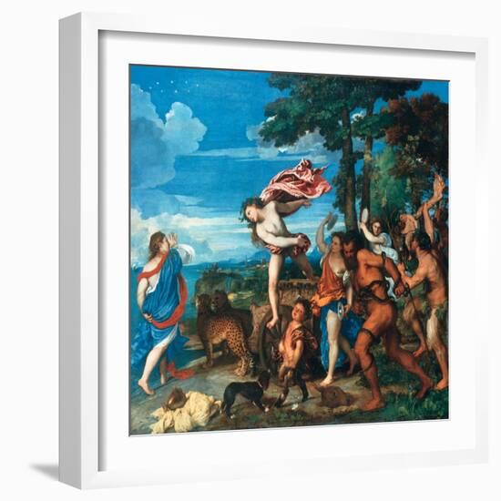 Bacchus and Ariadne, 1523-1525-Titian (Tiziano Vecelli)-Framed Giclee Print