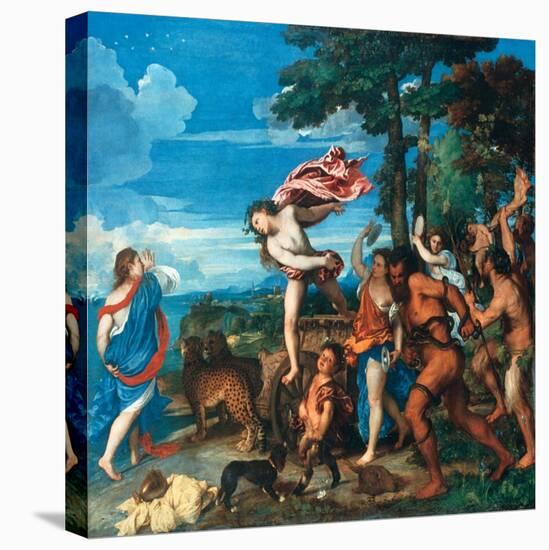 Bacchus and Ariadne, 1523-1525-Titian (Tiziano Vecelli)-Stretched Canvas