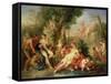 Bacchus and Ariadne, 1742-7-Charles Joseph Natoire-Framed Stretched Canvas