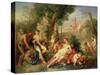 Bacchus and Ariadne, 1742-7-Charles Joseph Natoire-Stretched Canvas