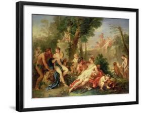 Bacchus and Ariadne, 1742-7-Charles Joseph Natoire-Framed Giclee Print