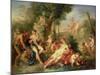 Bacchus and Ariadne, 1742-7-Charles Joseph Natoire-Mounted Giclee Print